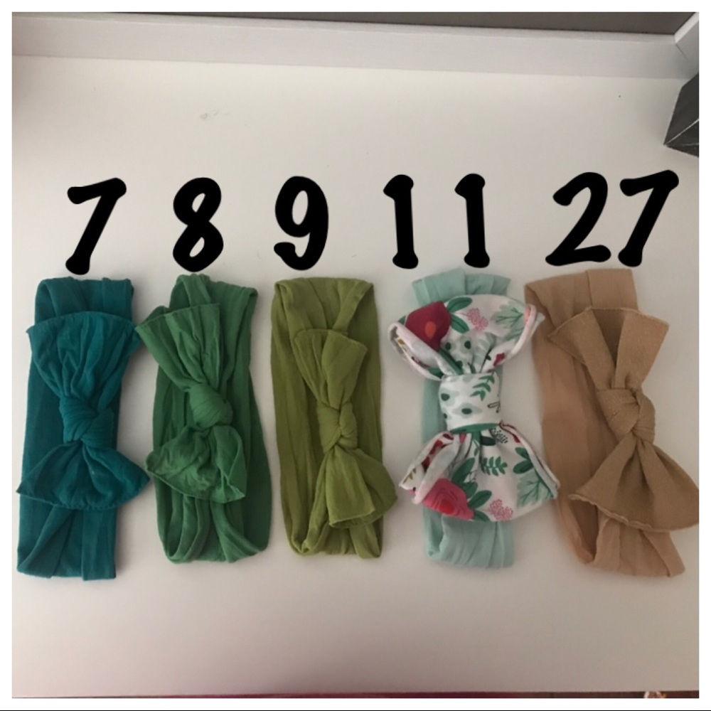 Baby bling bows headbands